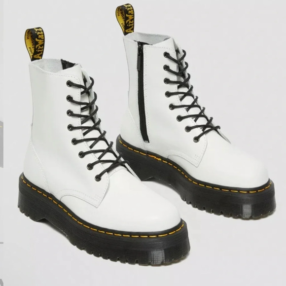 Dr. Martens JADON BOOT SMOOTH LEATHER PLATFORMS - Picture 1 of 9